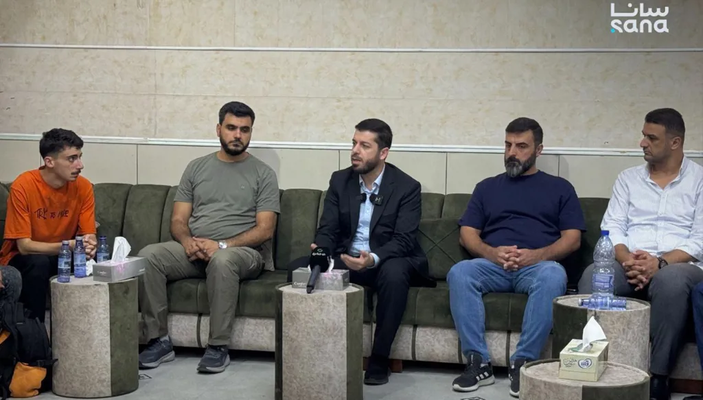 بالصور - الإفراج عن مختطفين من السويداء