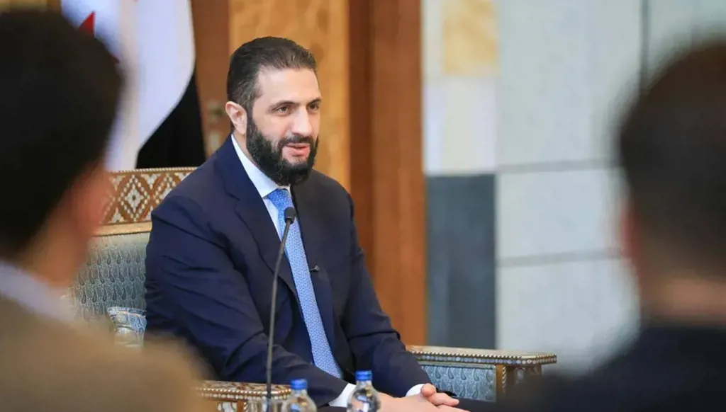 الرئيس السوري أحمد الشرع. (الرئاسة السورية)