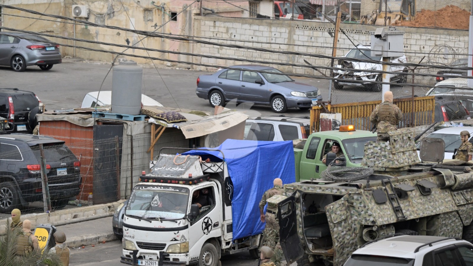 شاحنة السلاح. (نبيل إسماعيل)