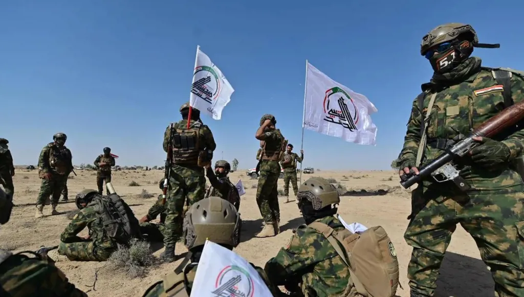 عناصر من الحشد الشعبي العراقي. (مواقع تواصل)