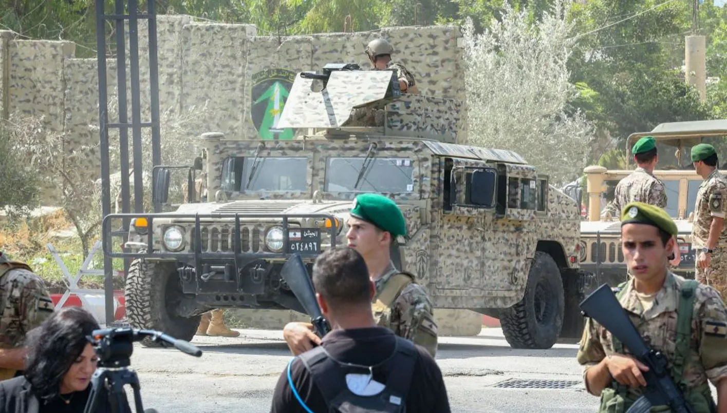 عناصر من الجيش اللبناني (أ ف ب)