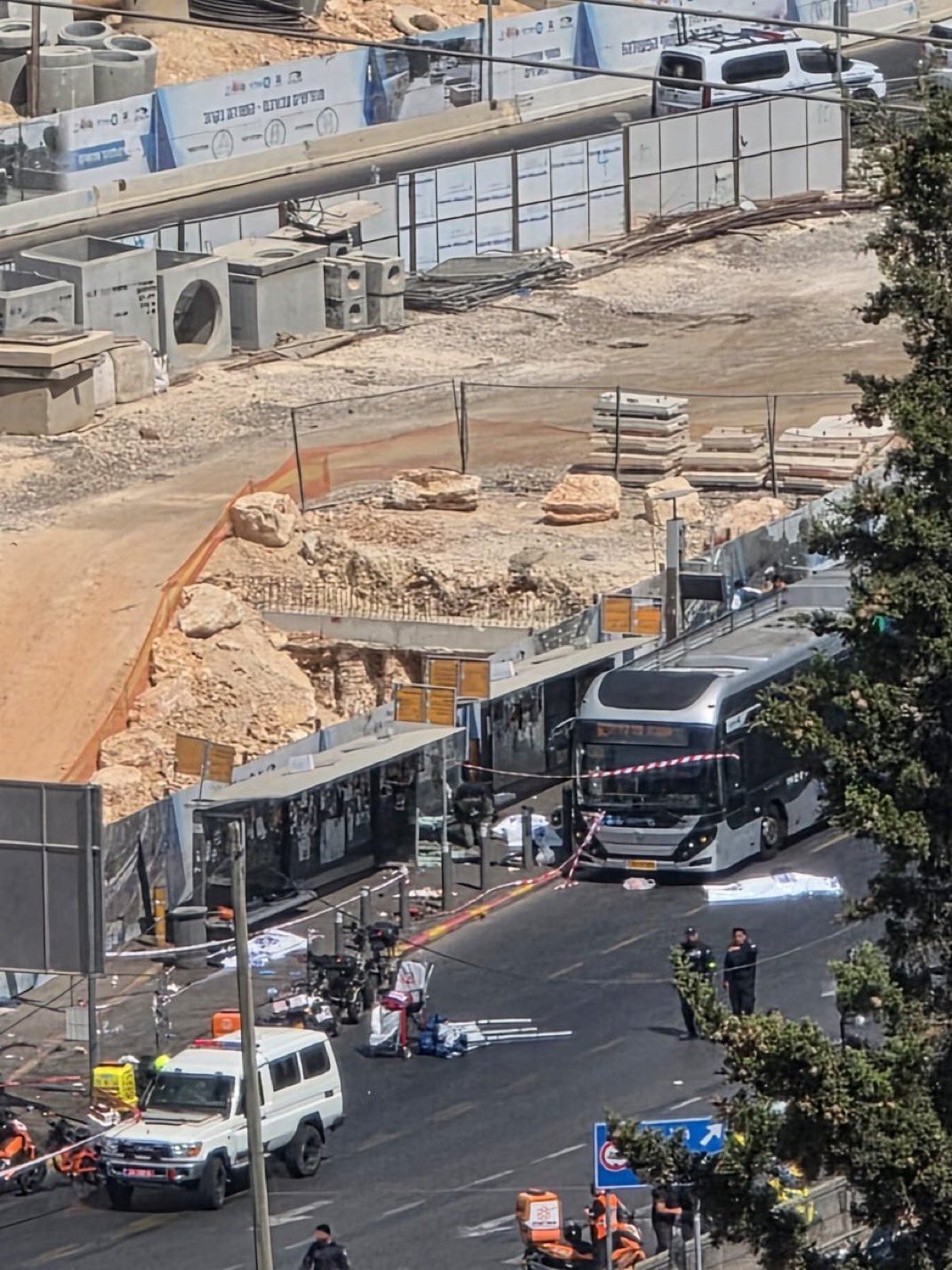 موقع الهجوم. (إكس)