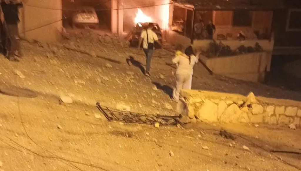 غارة إسرائيلية استهدفت شقة في النبطية جنوبي لبنان (فيديو+صور)