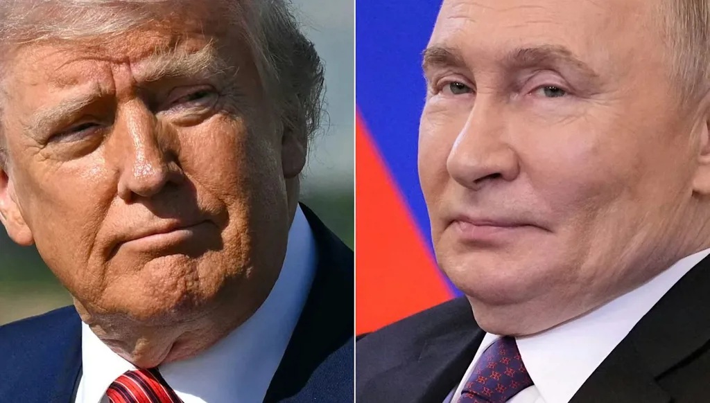 الرئيس الروسي فلاديمير بوتين ونظيره الأميركي دونالد ترامب (أ ف ب)