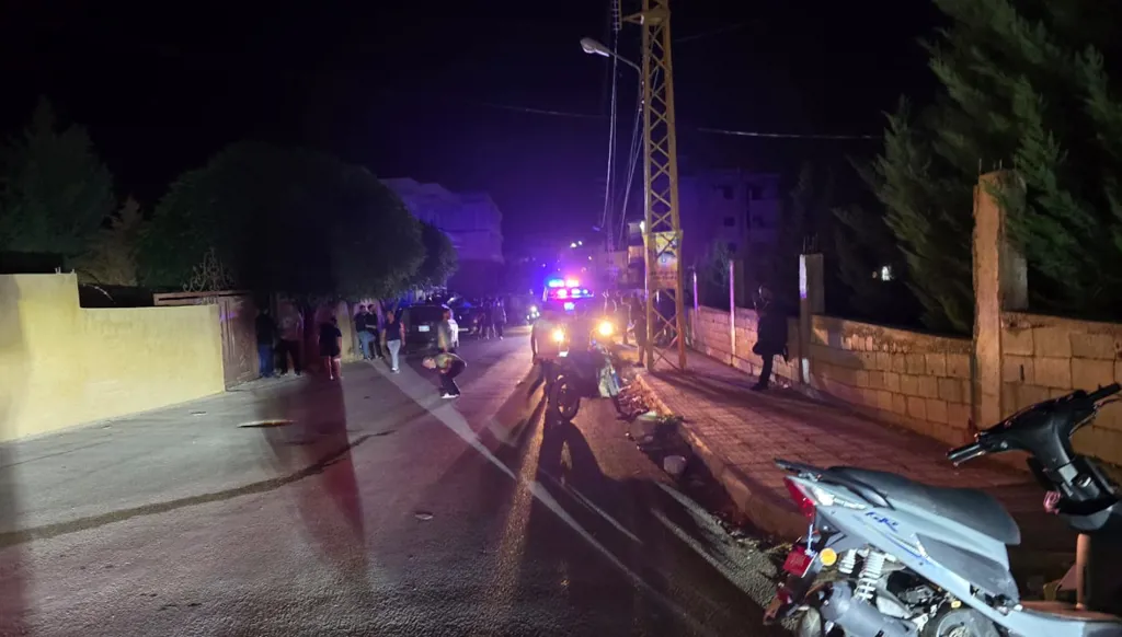 قتيلان على الأقل نتيجة غارة إسرائيلية استهدفت محيط مسجد الرضا في بعلبك