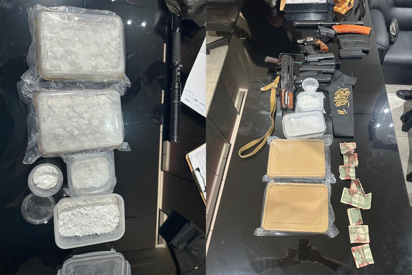 المضبوطات. (قوى الأمن)