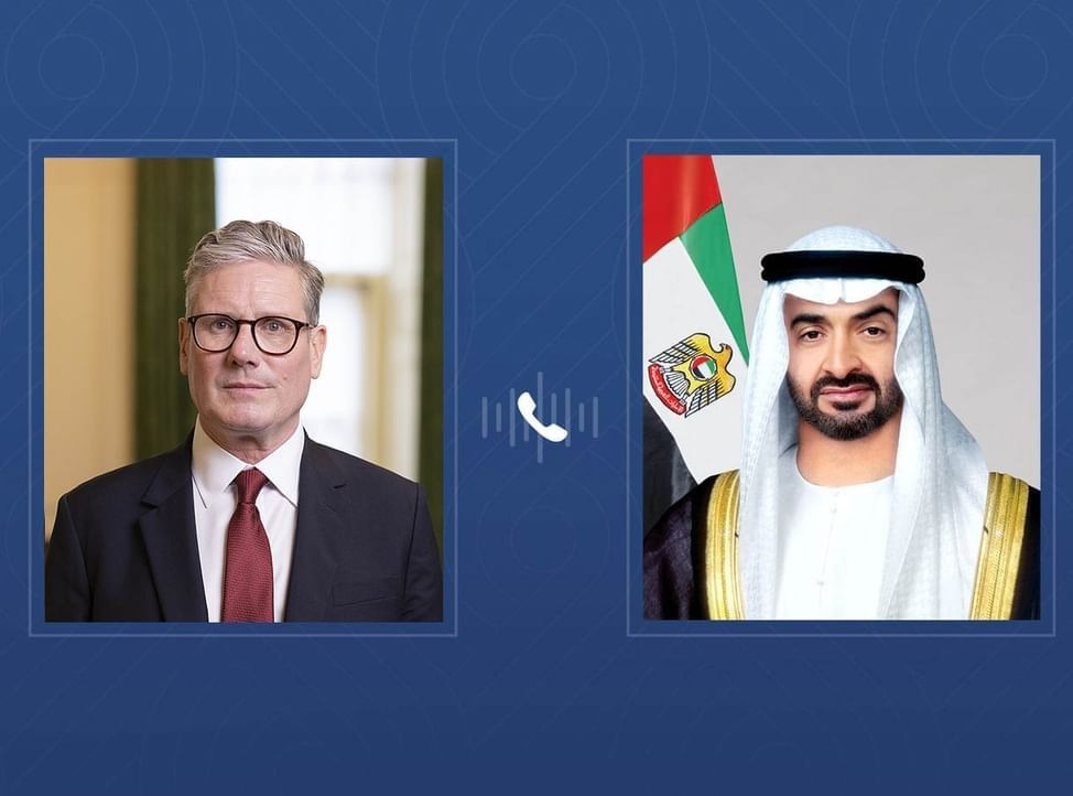 بن زايد وستارمر. (وام)