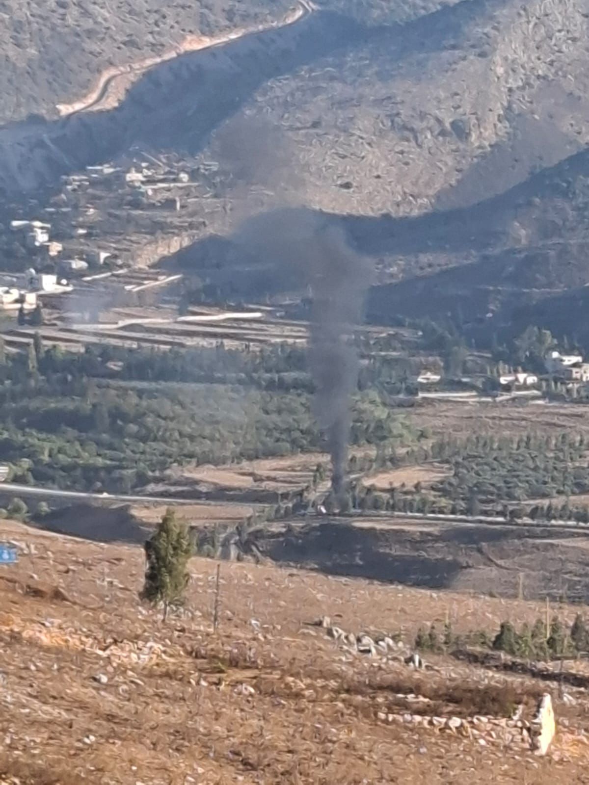 صورة متداولة للسيارة المستهدفة. 