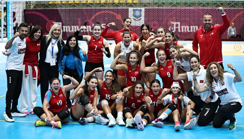 منتخب لبنان للسيّدات يحتفظ بلقب بطولة غرب آسيا في الكرة الطائرة