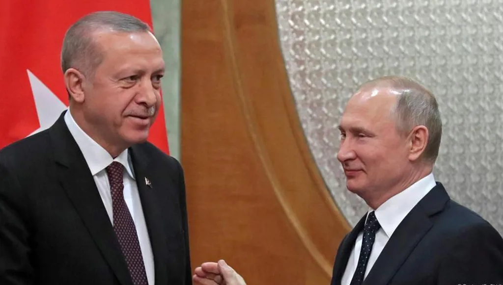 أردوغان لبوتين: تحقيق السلام بين أوكرانيا وروسيا يتطلب مزيداً من الزخم
