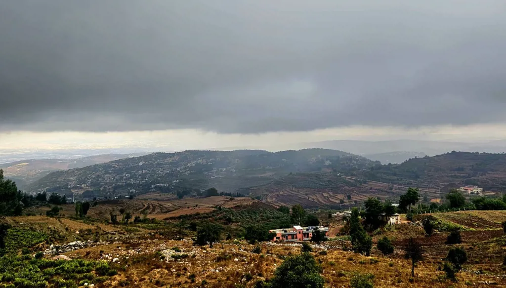 المنخفض الجوي في لبنان (النهار).