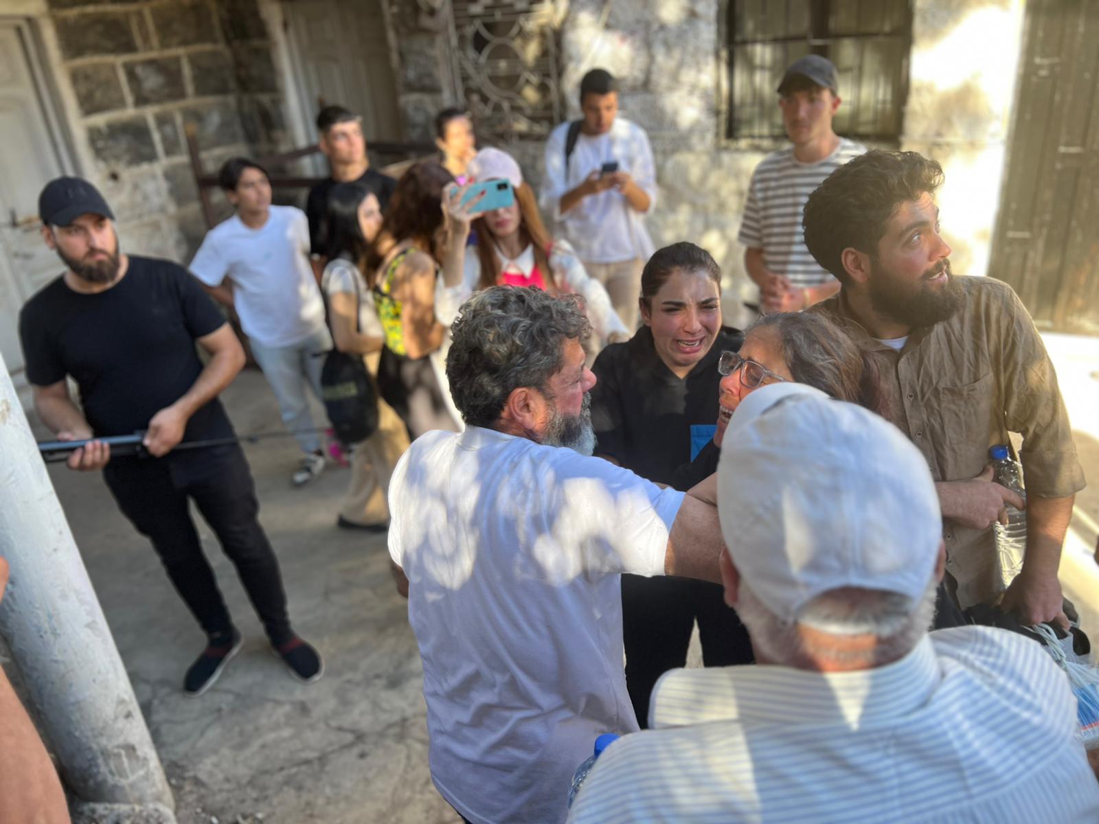 المفرج عنهم في السويداء (صور متداولة). 