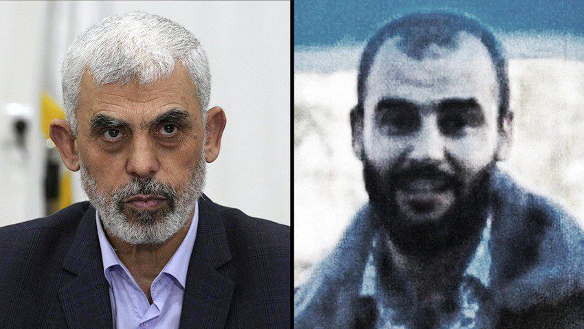 صورة لـ محمد ويحيى السنوار (وكالات).