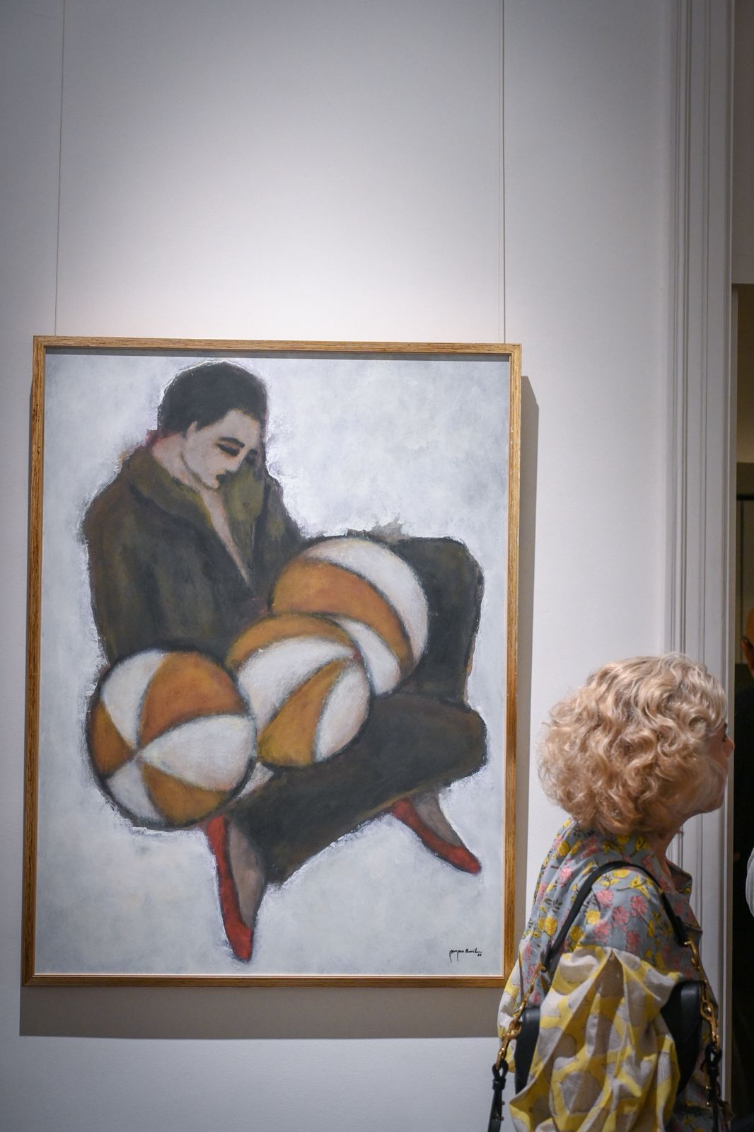 جانب من المعرض. (Art on 56th)