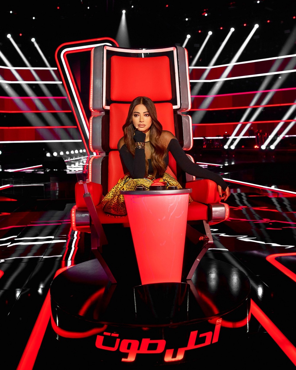 رحمة رياض في الموسم السادس لبرنامج The Voice (المصدر: المكتب الإعلامي للبرنامج)