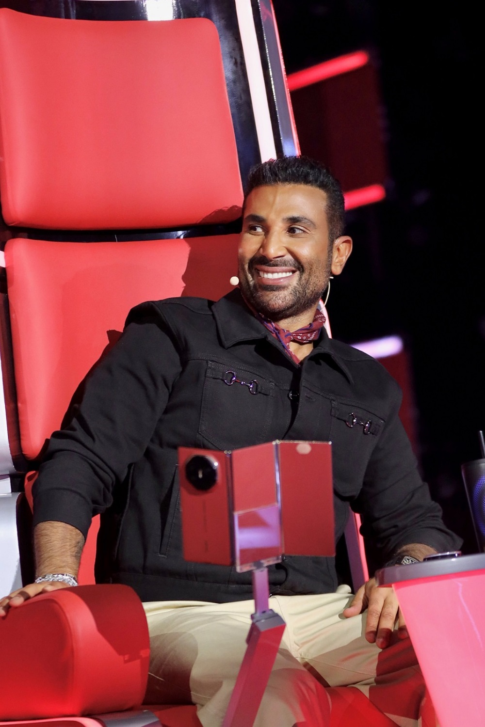 أحمد سعد في الموسم السادس لبرنامج The Voice (المصدر: المكتب الإعلامي للبرنامج)