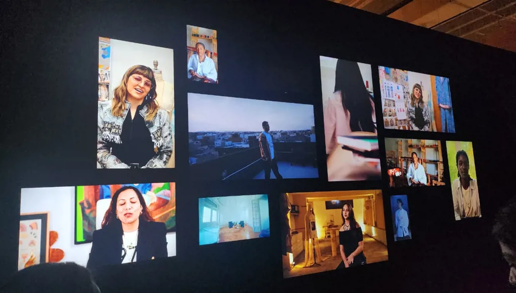 جانب من المصممين المشاركين في المعرض (النهار).