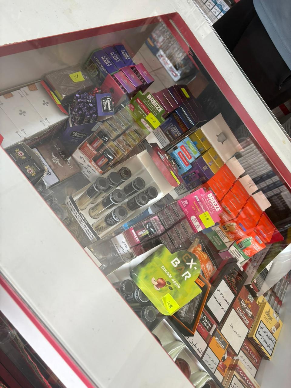 صورة للمضبوطات (الريجي).