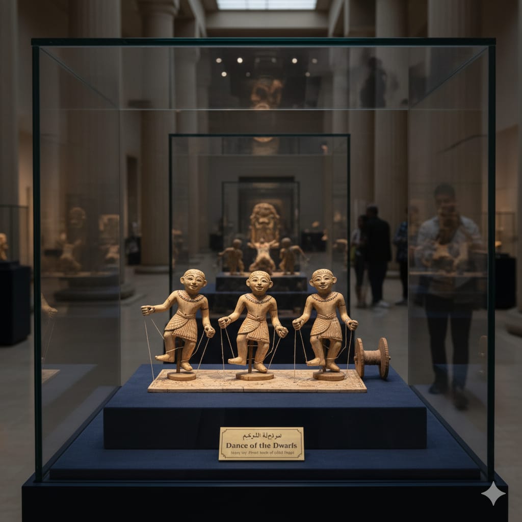 رقصة الأقزام (Dance of the Dwarfs) صورة تعبيرية مولدة بالذكاء الاصطناعي 