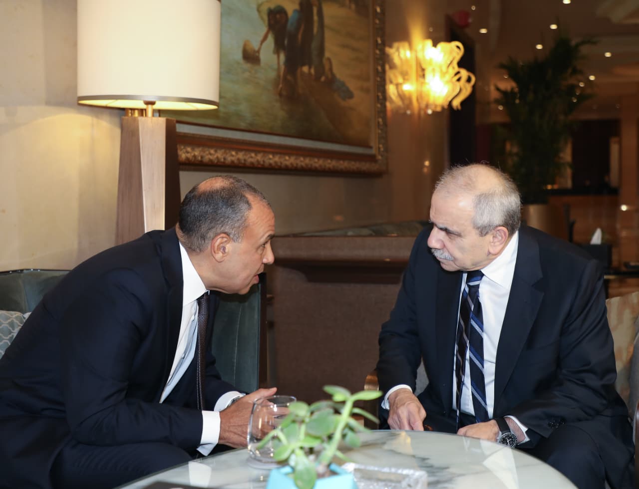 لقاء سلام ووزير الخارجية المصري (النهار)