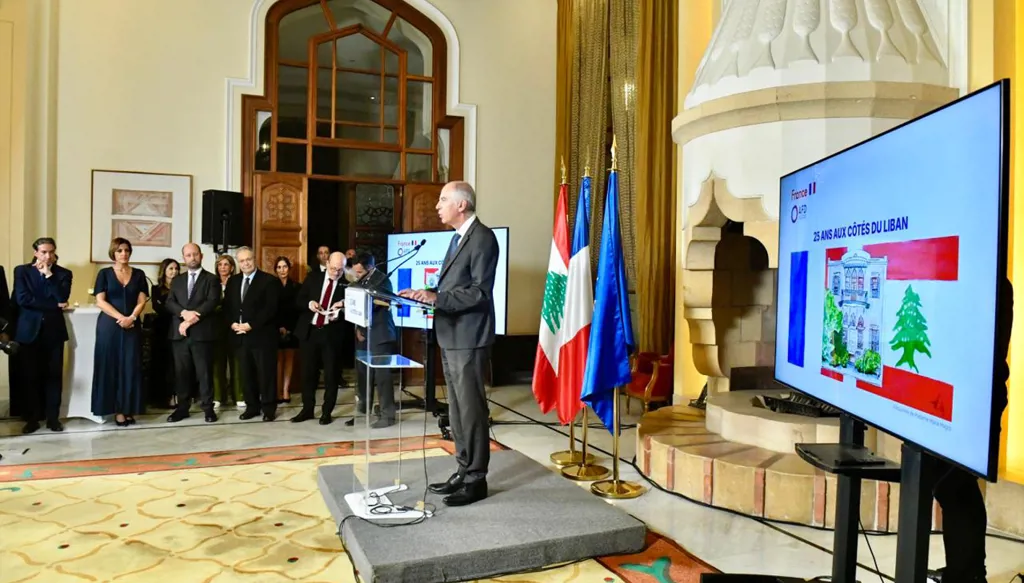 بمناسبة مرور 25 عاماً على انطلاق أعمالها في لبنان... الوكالة الفرنسيّة للتّنمية تحتفل في قصر الصّنوبر (بالصور)