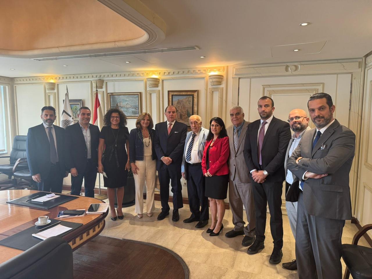 كريم سعيد في لقاء مع جمعية الإعلاميين الاقتصاديين (النهار)