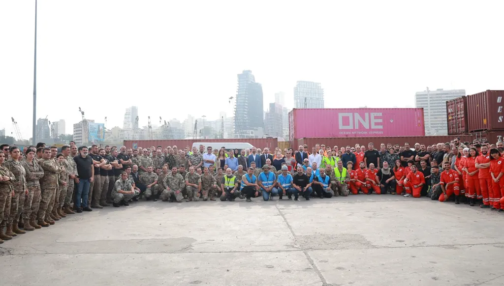 تنفيذ مناورة أرز 2025 في مرفأ بيروت