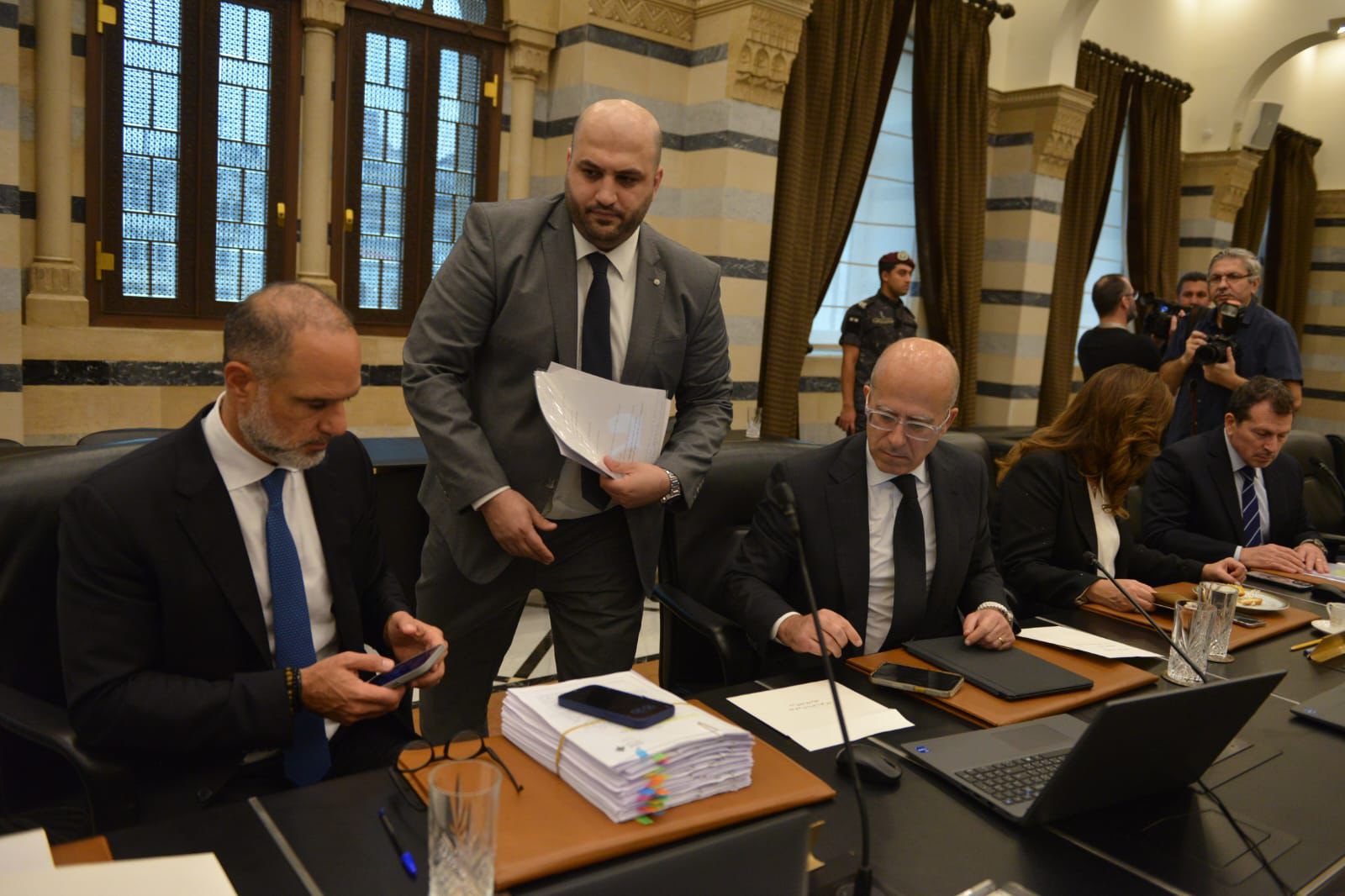 جلسة مجلس الوزراء في السرايا الحكومية (حسام شبارو).