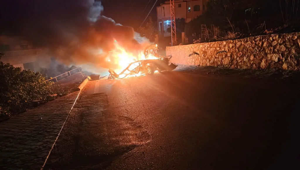 ضحية في غارة إسرائيلية على بلدة المنصوري قضاء صور