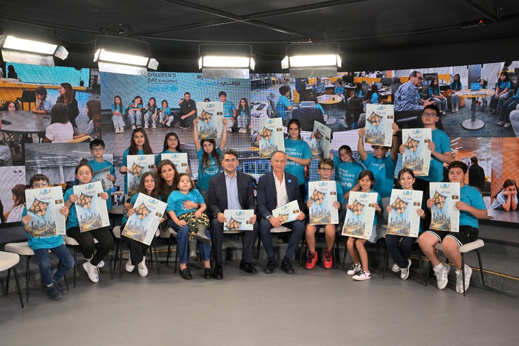 النهار واليونيسف تحتفلان بيوم الطفل العالمي. (نبيل اسماعيل)