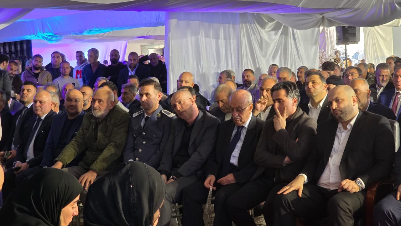 الحضور في اللقاء. (النهار)