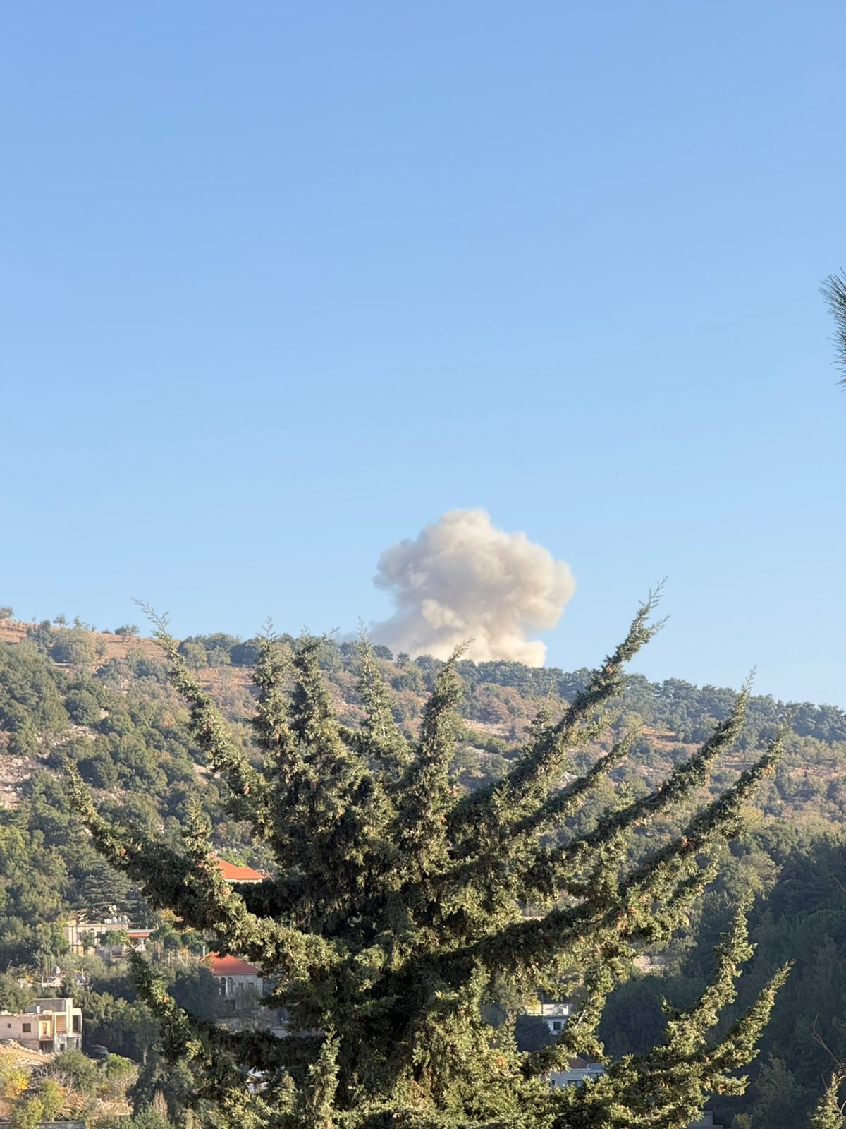 الغارة على منطقة الجبور. (النهار)