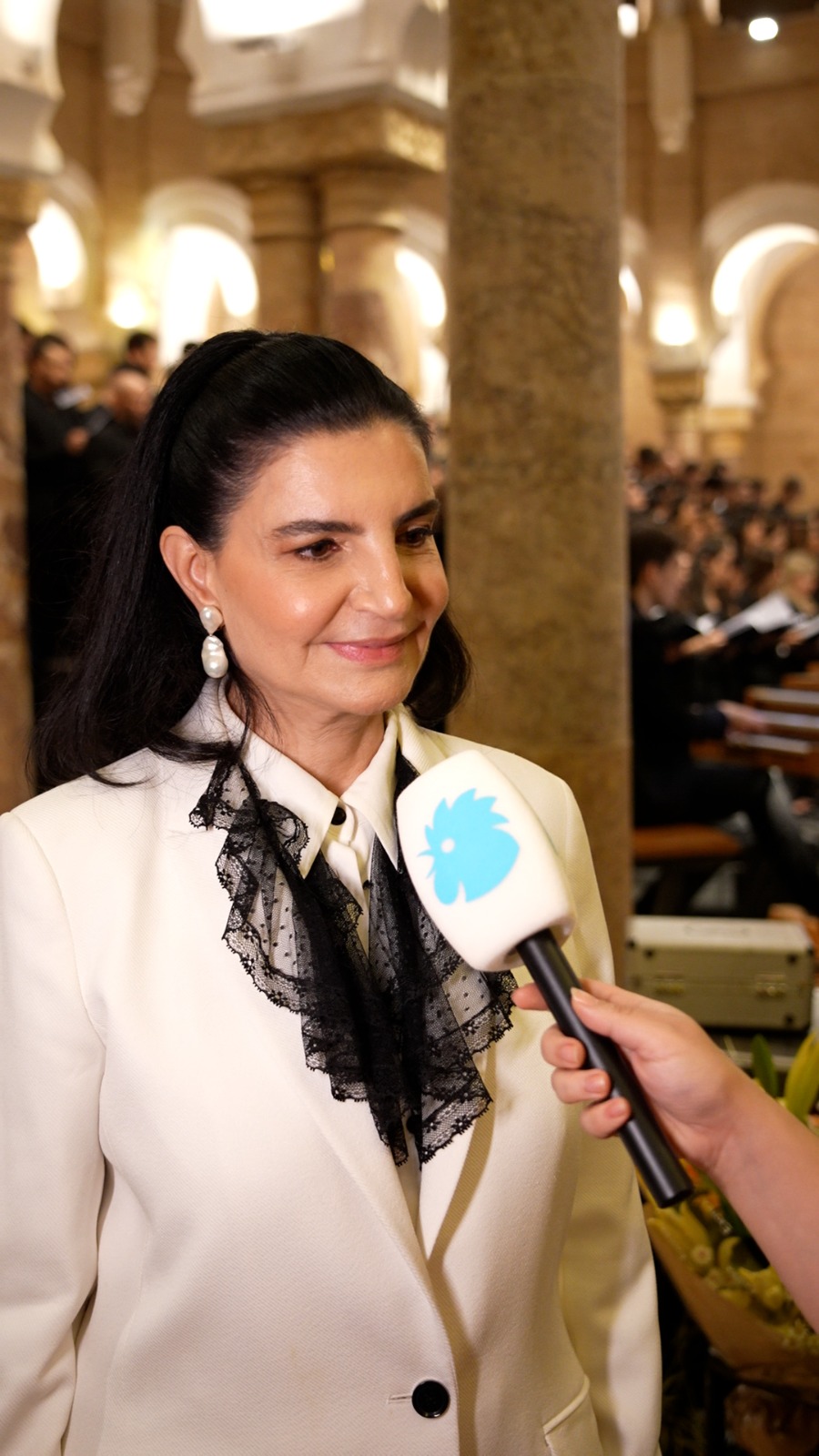 مؤسِّسة “بيروت ترنّم“ ميشلين أبي سمرا. (النهار)