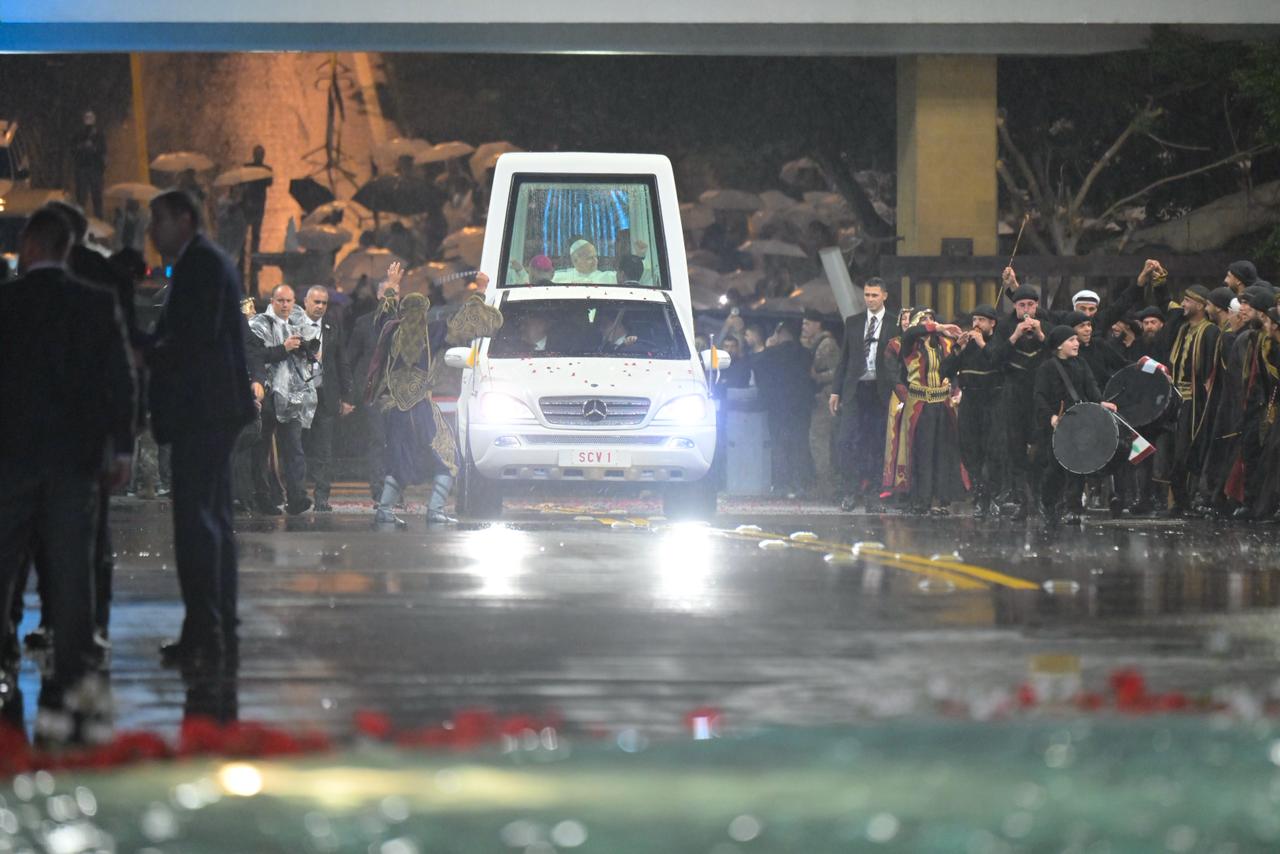 البابا في لبنان. (نبيل إسماعيل)