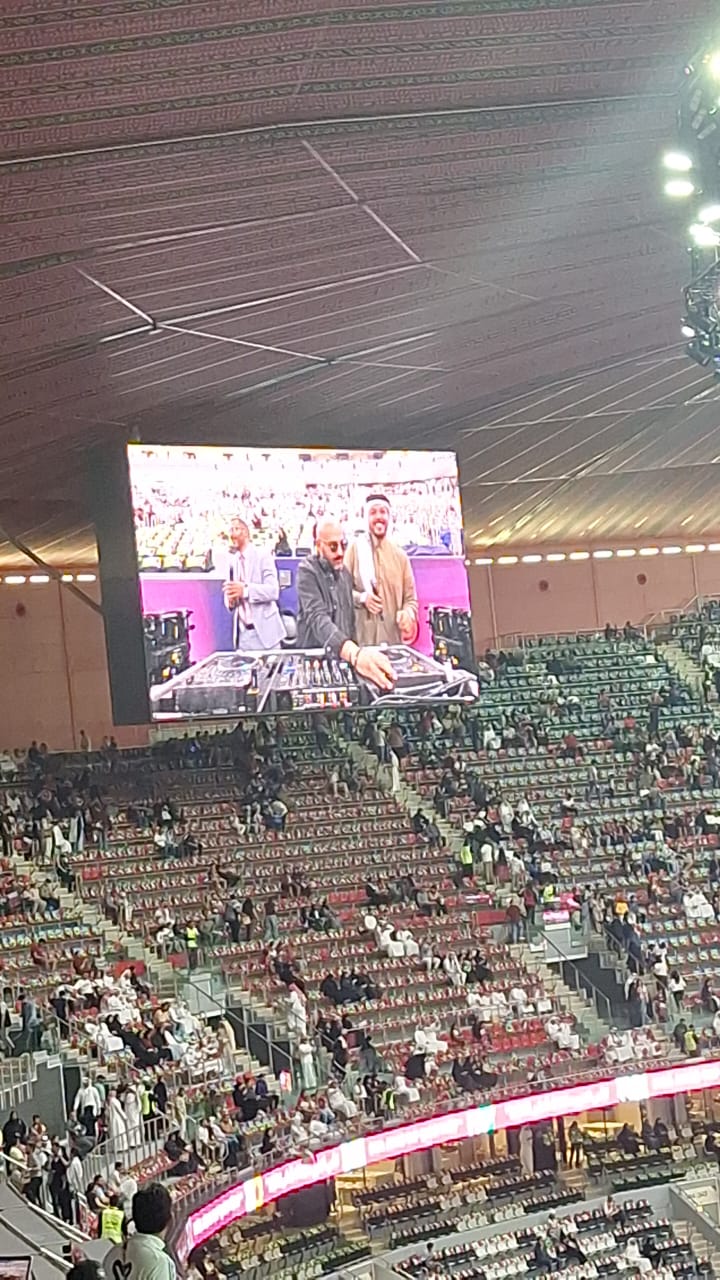 استاد البيت المونديالي قبل حفل افتتاح كأس العرب 2025. (النهار)