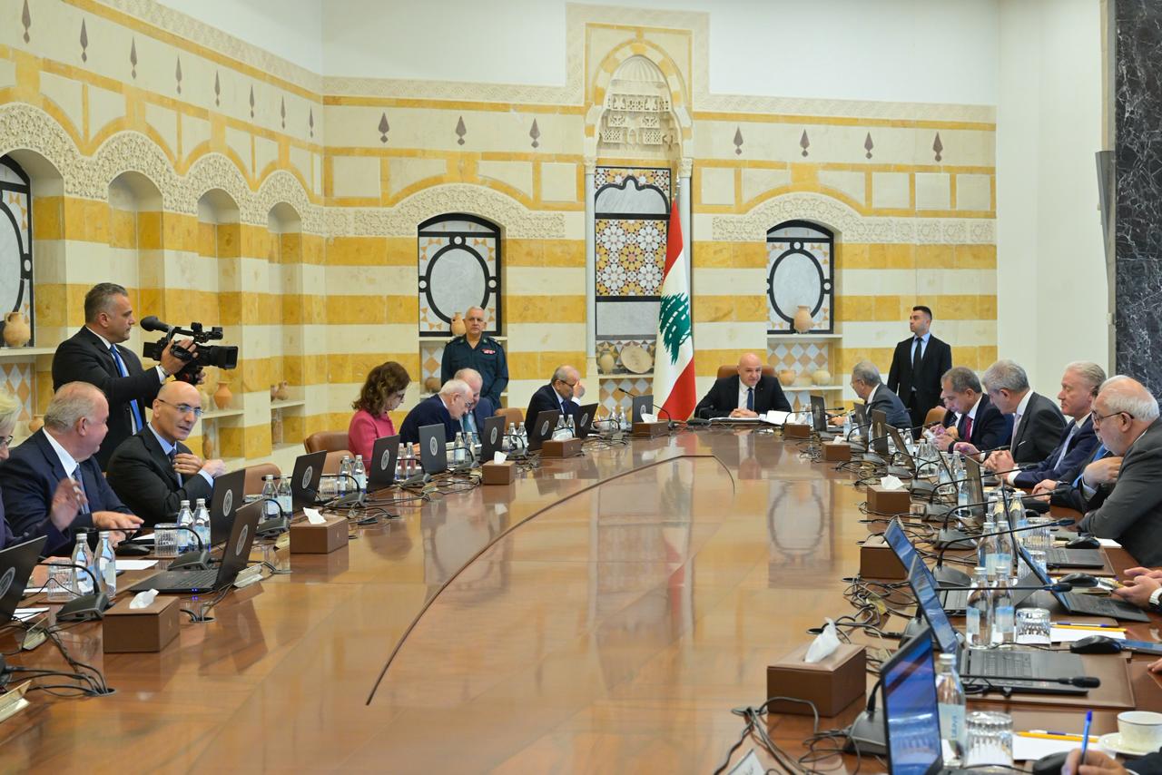 جلسة مجلس الوزراء في قصر بعبدا (نبيل إسماعيل).