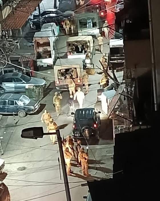 مداهمة الجيش اللبناني. (النهار)