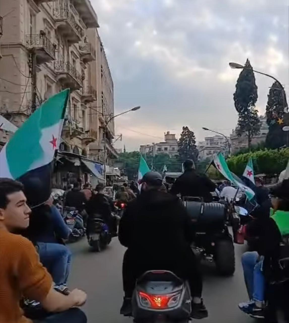 مسيرات في طرابلس. (النهار)