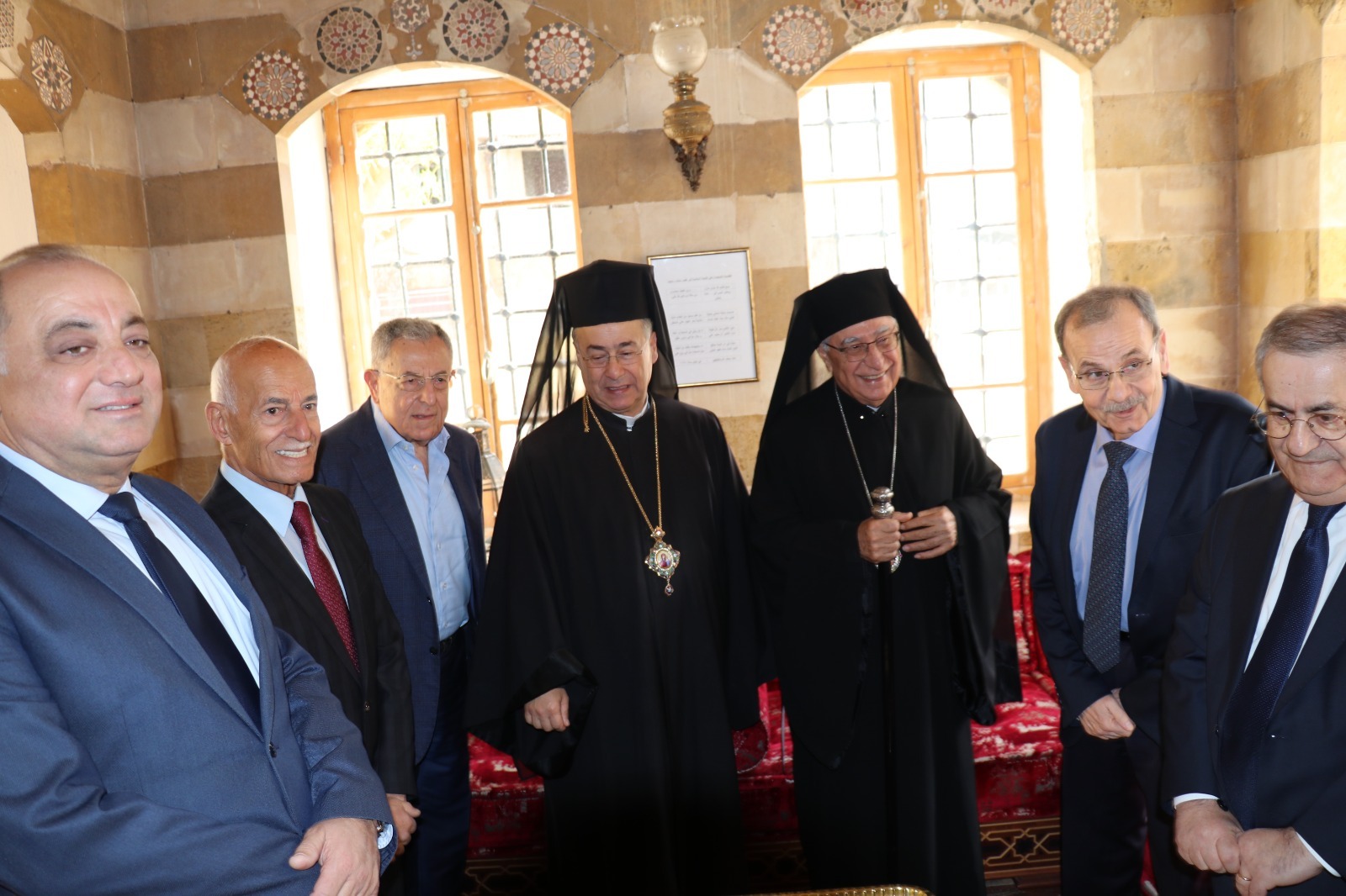 افتتاح معرض الأيقونات البيزنطية والملكية في متحف قصر دبّانة في صيدا (أحمد منتش). 