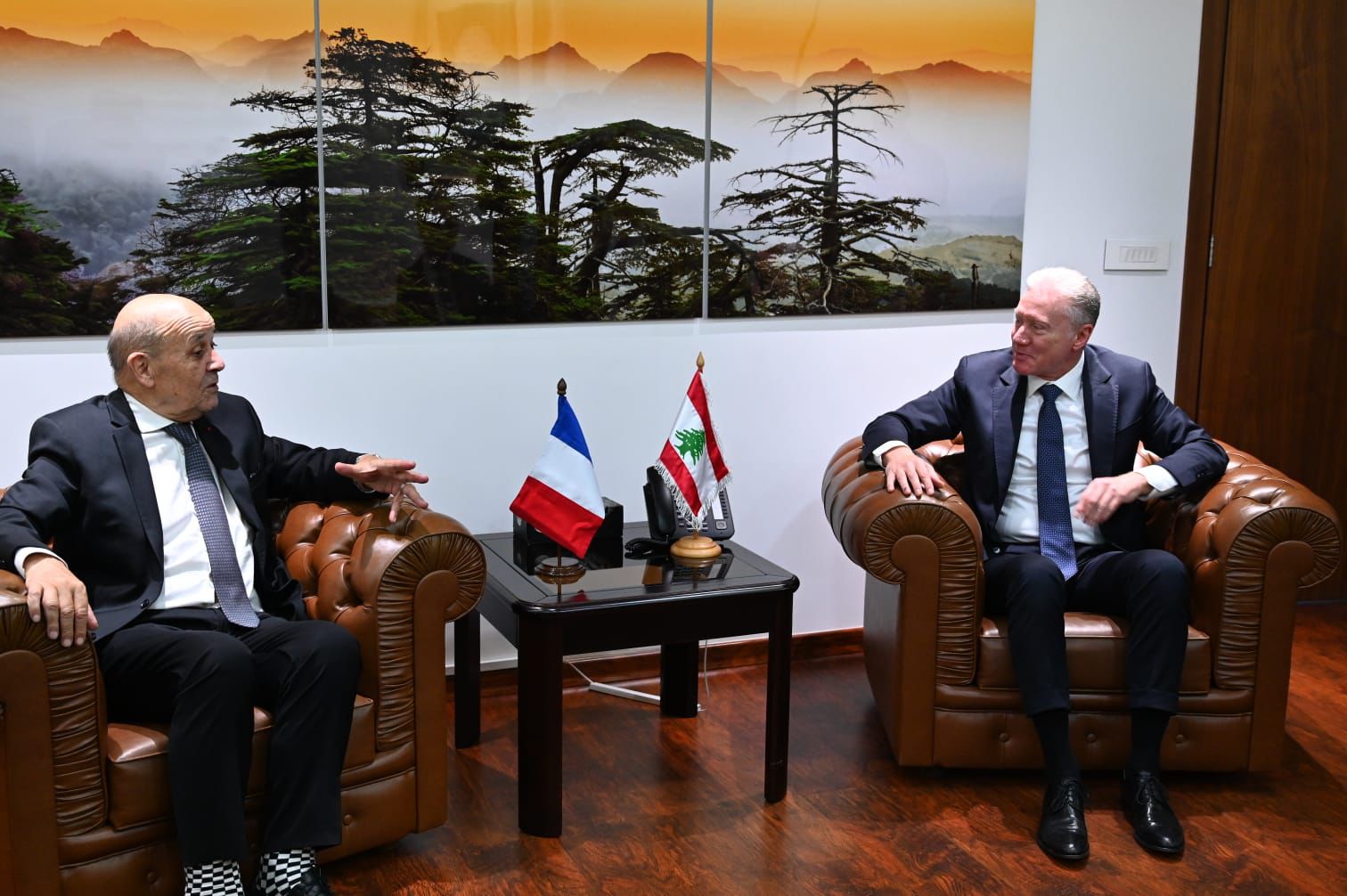 رجي ولودريان. (حسام شبارو)