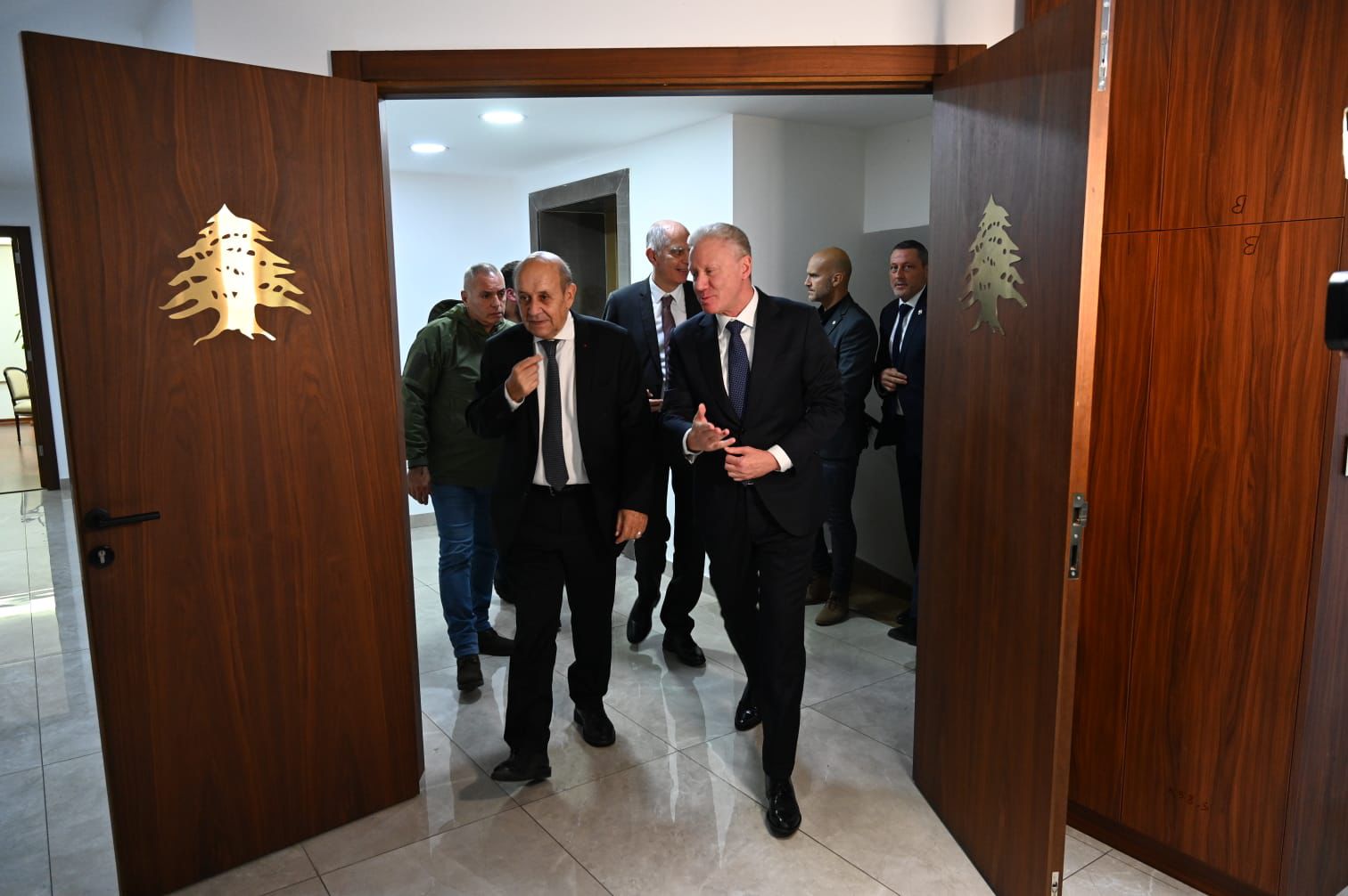 رجي ولودريان. (حسام شبارو)