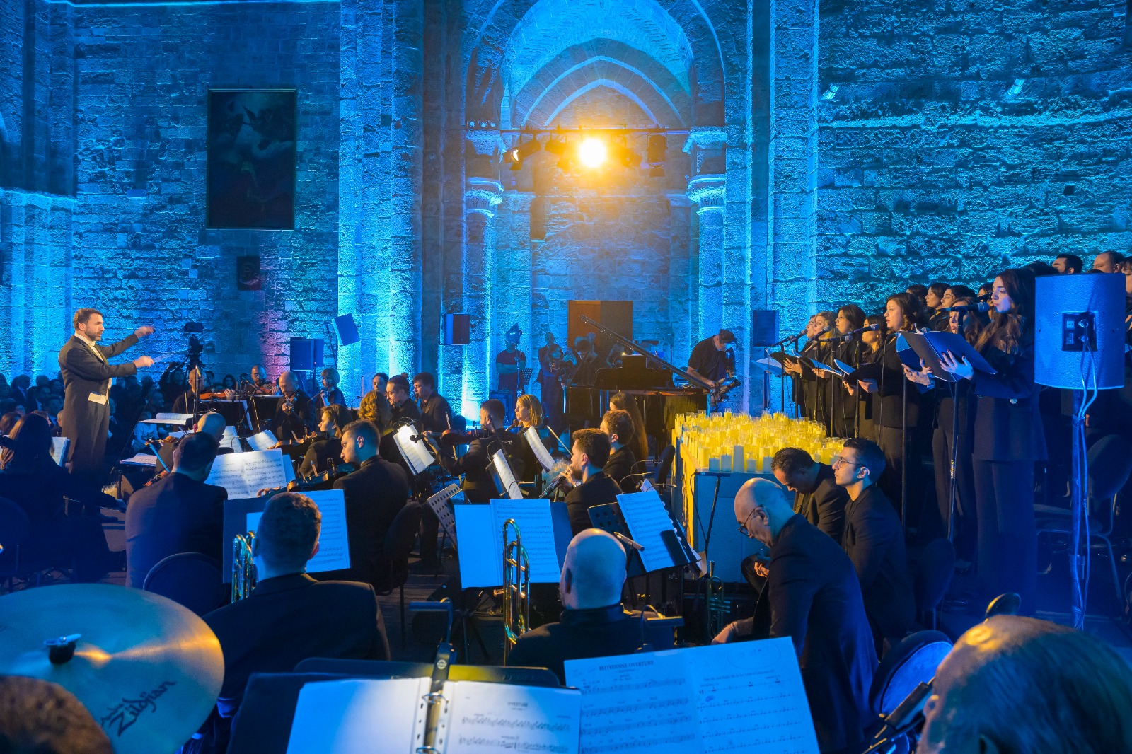 جوقة الـNDU تُحيي الحفل. (نبيل إسماعيل)