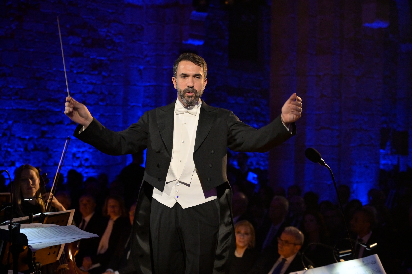 المايسترو لبنان بعلبكي. (نبيل إسماعيل)