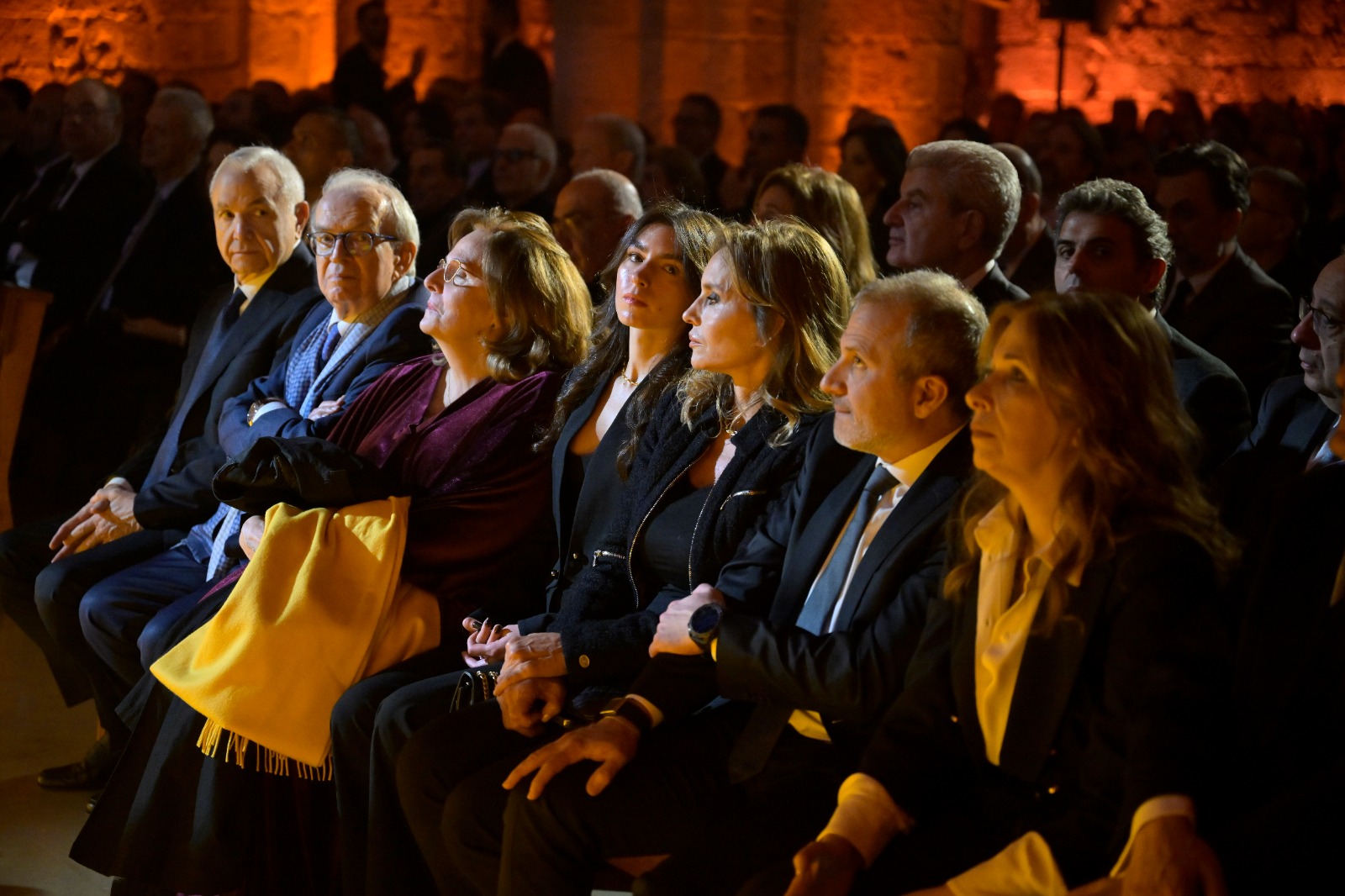 العائلة والأصدقاء في ذكرى جبران. (نبيل إسماعيل)