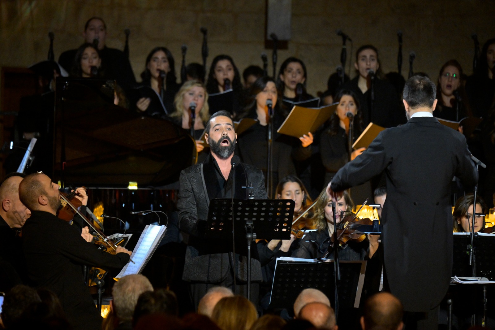 التينور بشارة مفرج. (نبيل إسماعيل)