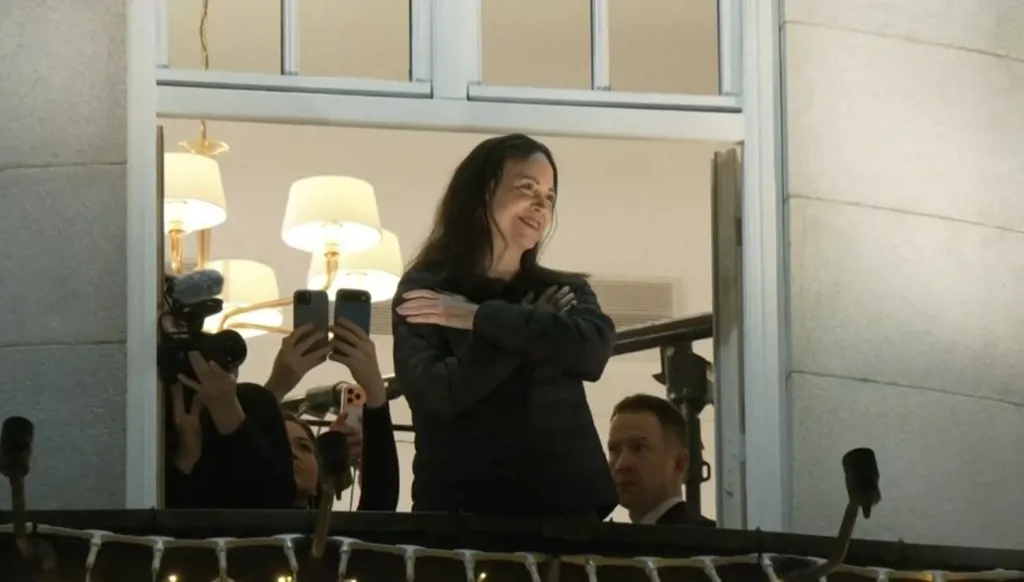 بالفيديو... أول ظهور علني للمعارضة الفنزويلية ماتشادو منذ 11 شهراً