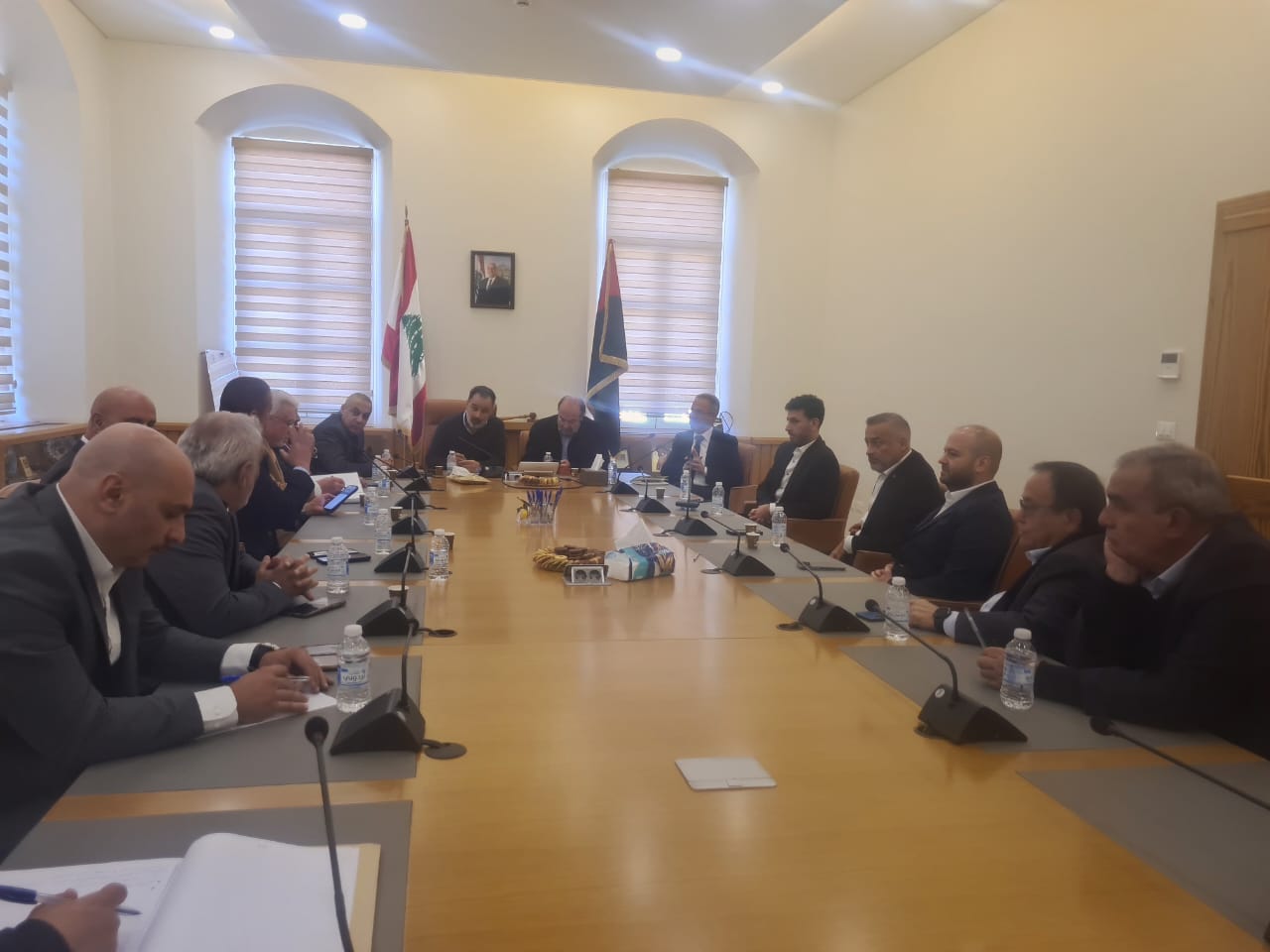 الاجتماع مع عقيص. (النهار)