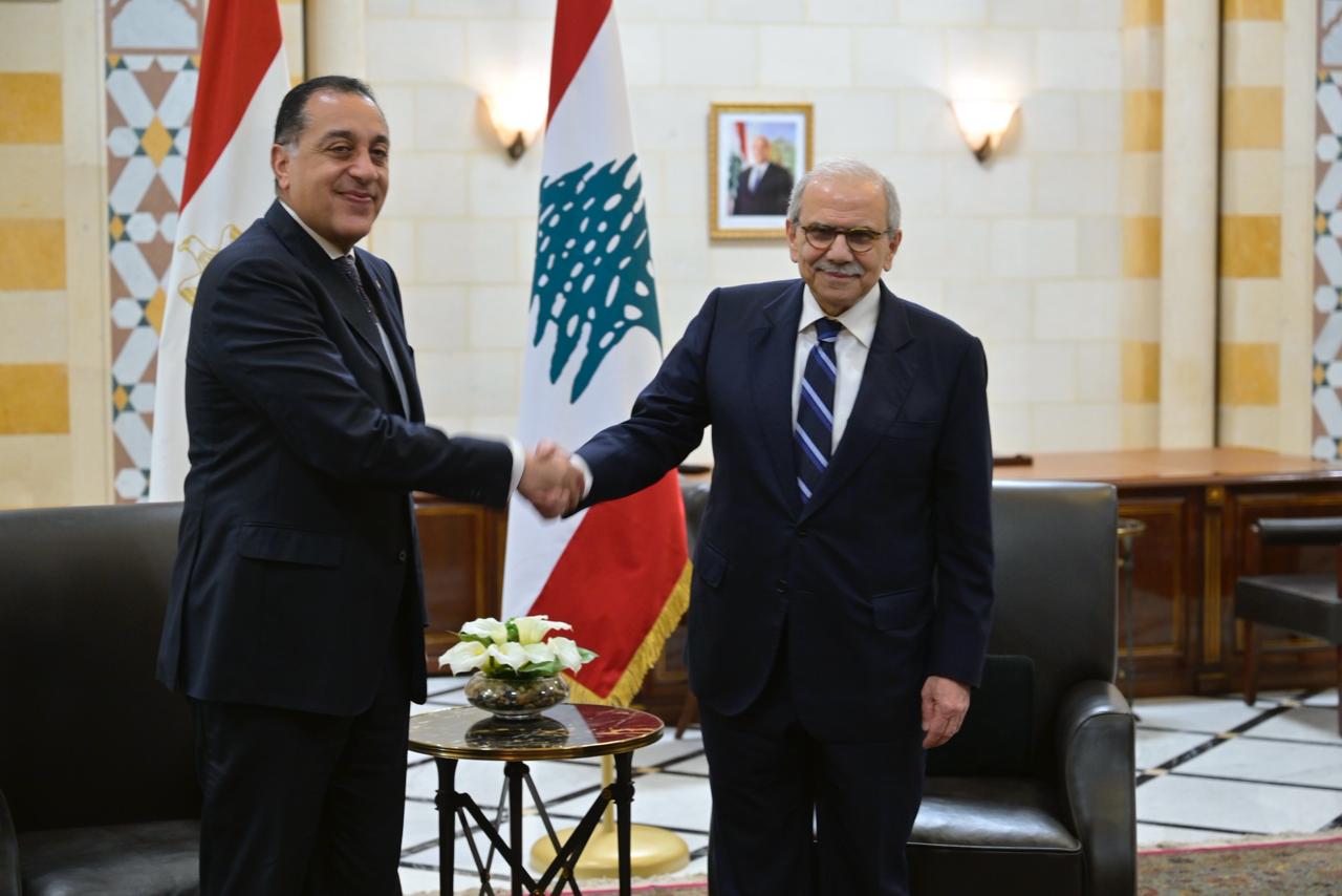 سلام ومدبولي في السرايا الحكومية (نبيل اسماعيل).