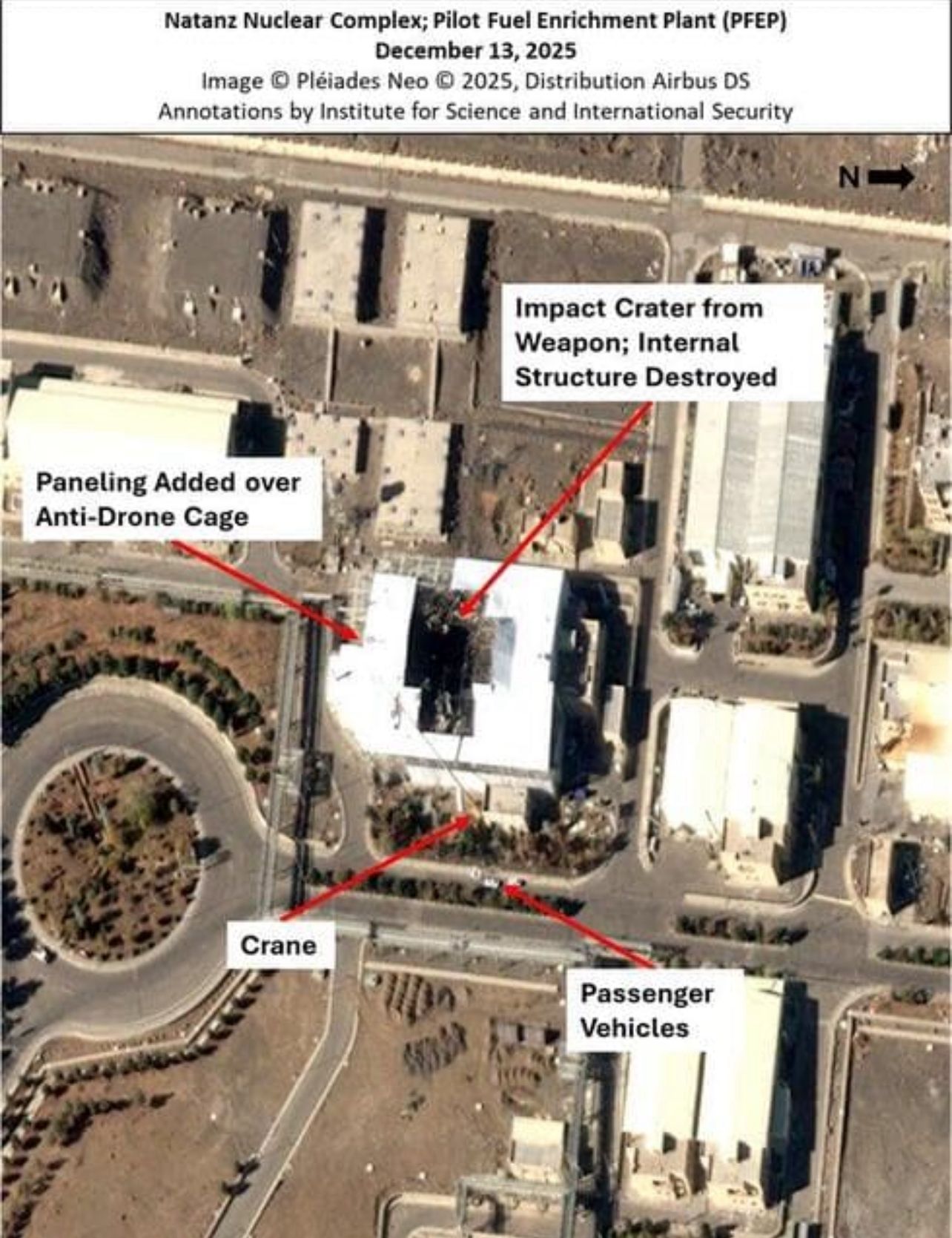 خريطة لأحد الأهداف المحتملة للهجوم في إيران (إعلام عبري).