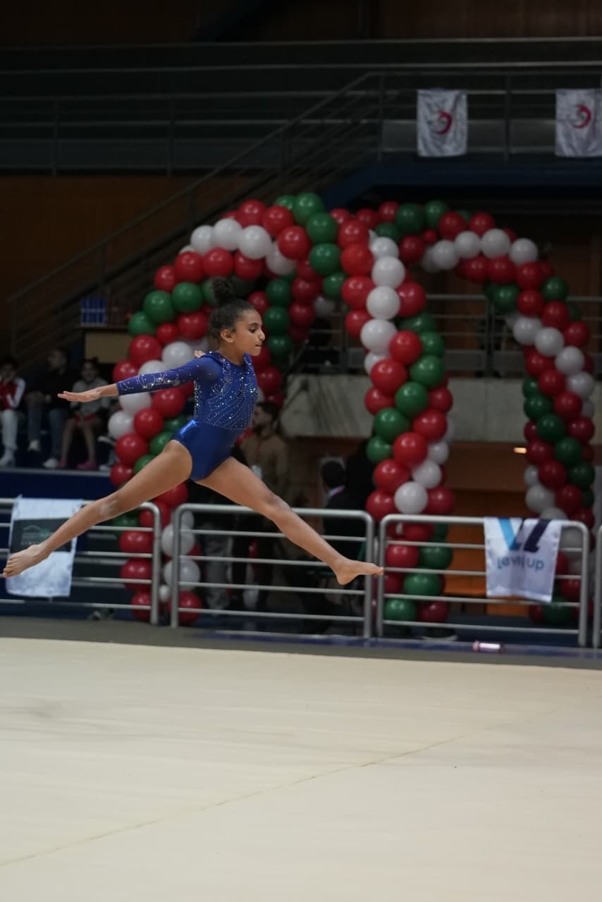 من منافسات الجمباز. (وكالات)